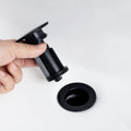 2 Handle Bathroom Faucet 4 Inch Centerset Bathroom black-metal