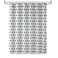 Shower Curtain black-cotton