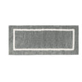 Reversible High Pile Tufted Microfiber Bath Rug grey-microfiber