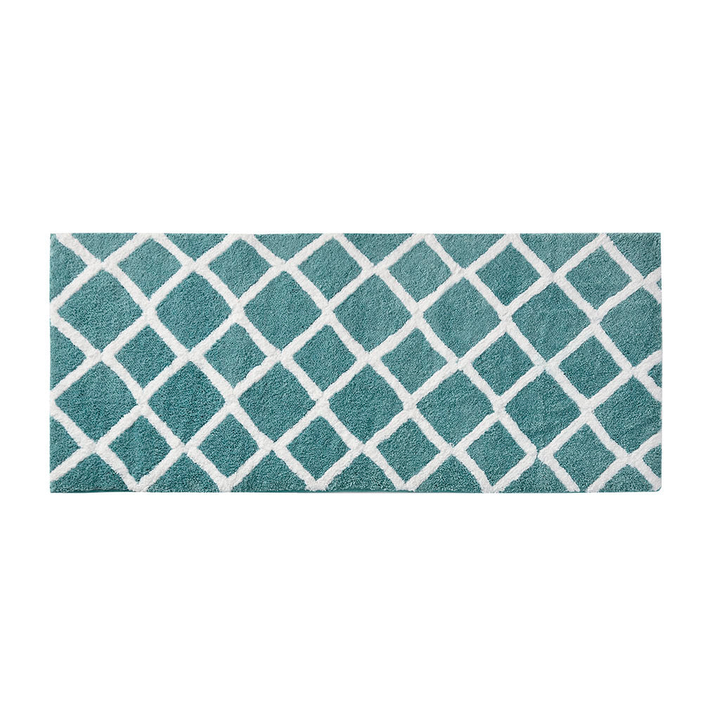 Reversible High Pile Tufted Microfiber Bath Rug aqua-microfiber