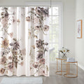 Printed Cotton Shower Curtain blush-cotton