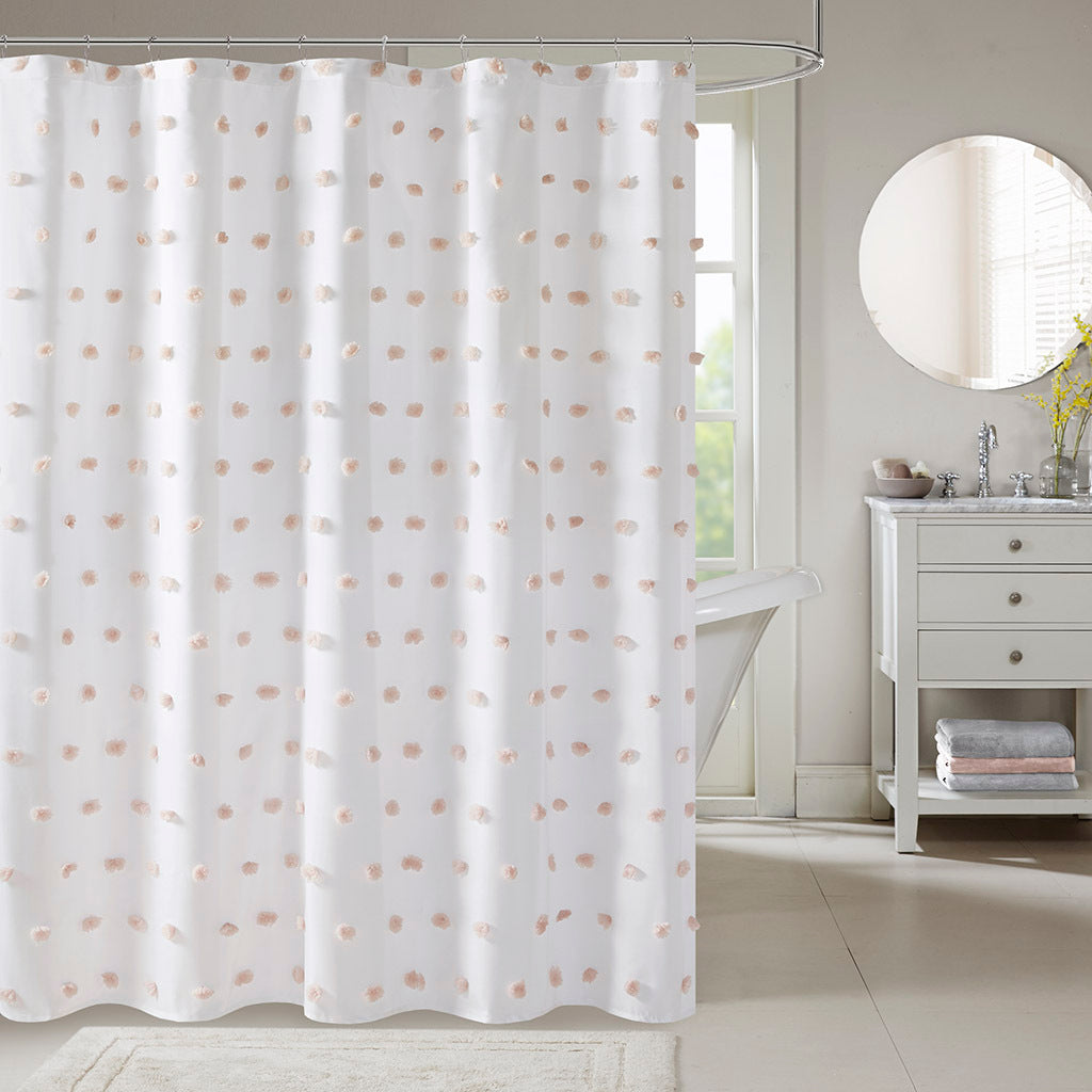 Shower Curtain blush-cotton