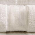 100% Cotton 8 Piece Antimicrobial Towel Set cream-cotton