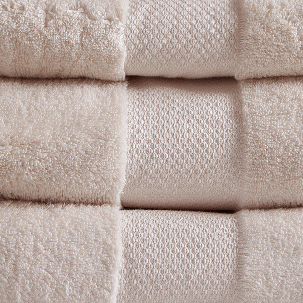 Cotton 6 Piece Bath Towel Set blush-cotton