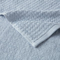 Cotton Waffle Jacquard Antimicrobial Bath Towel 6 blue-cotton