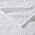 Cotton Waffle Jacquard Antimicrobial Bath Towel 6 white-cotton