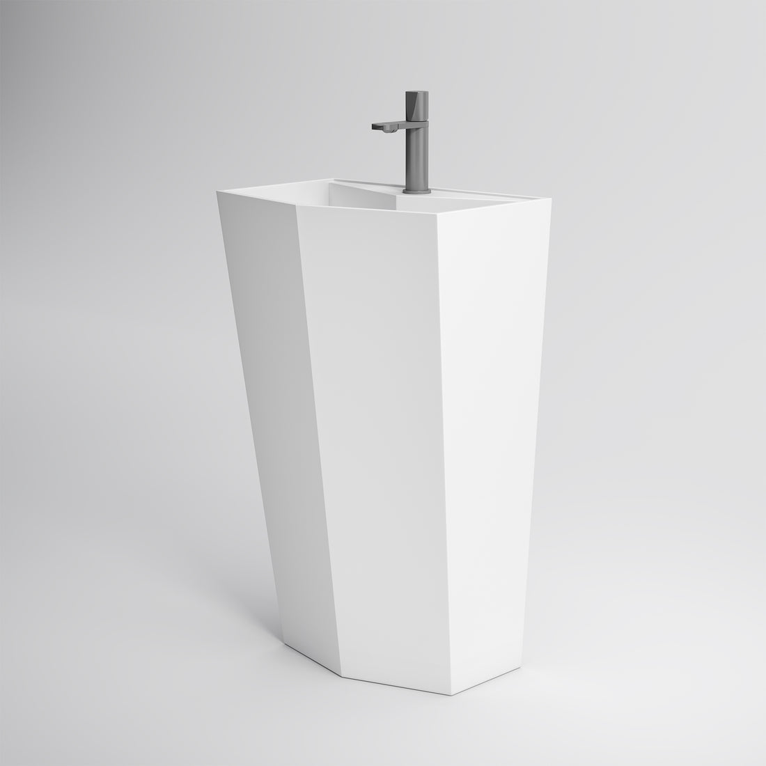 FS505 510 Solid surface basin white-solid surface