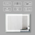 36*48 Led mirror 3 brightness x 3 colors Anti fog