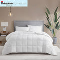 Cotton Down Alternative Featherless Comforter white-cotton