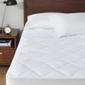 Energy Recovery Waterproof Mattress Pad white-polyester