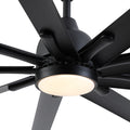 84 In Super Large Black Ceiling Fan with Remote