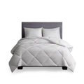 Oversized Down Alt Comforter with HeiQ Smart Temp white-polyester