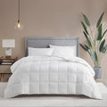 Cotton Down Alternative Featherless Comforter white-cotton