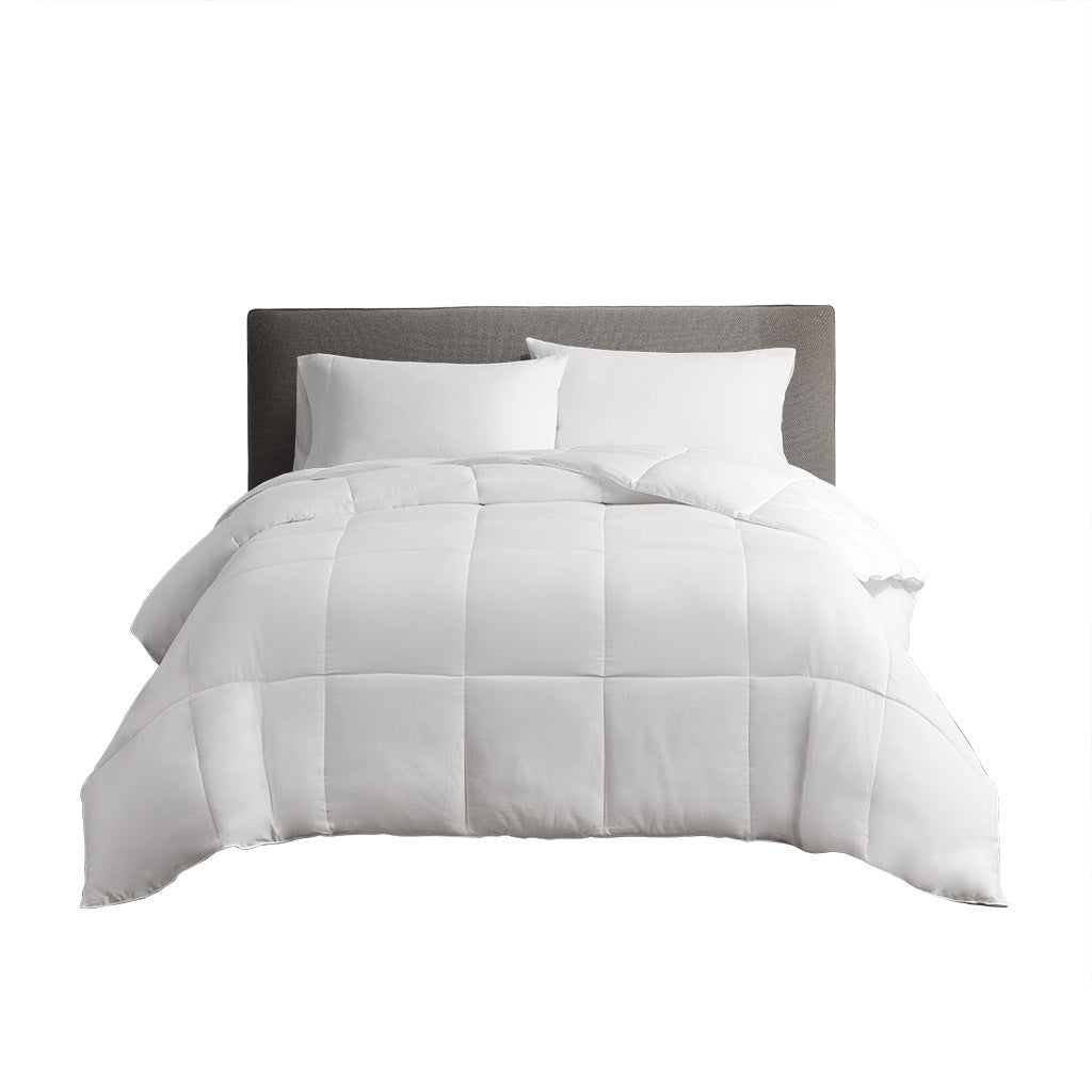 Cotton Down Alternative Featherless Comforter white-cotton