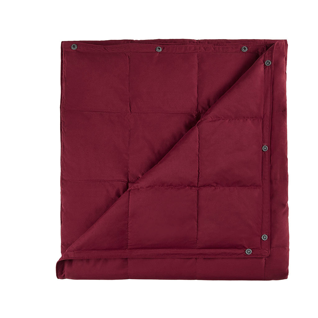 Wearable Multipurpose Throw red-microfiber