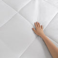 Oversized Down Alt Comforter with HeiQ Smart Temp white-polyester