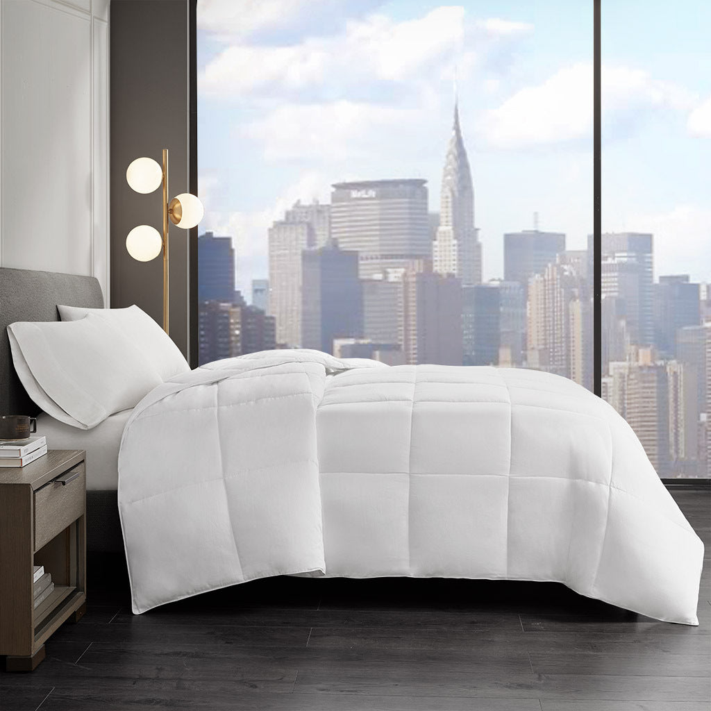 Cotton Down Alternative Featherless Comforter white-cotton