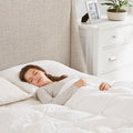 Oversized 100% Cotton Down Comforter white-cotton