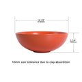 Ceramic Countertop Art Wash Basin, Vessel Sink Matt orange-ceramic