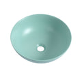 Ceramic Countertop Art Wash Basin, Vessel Sink Matt light green-ceramic