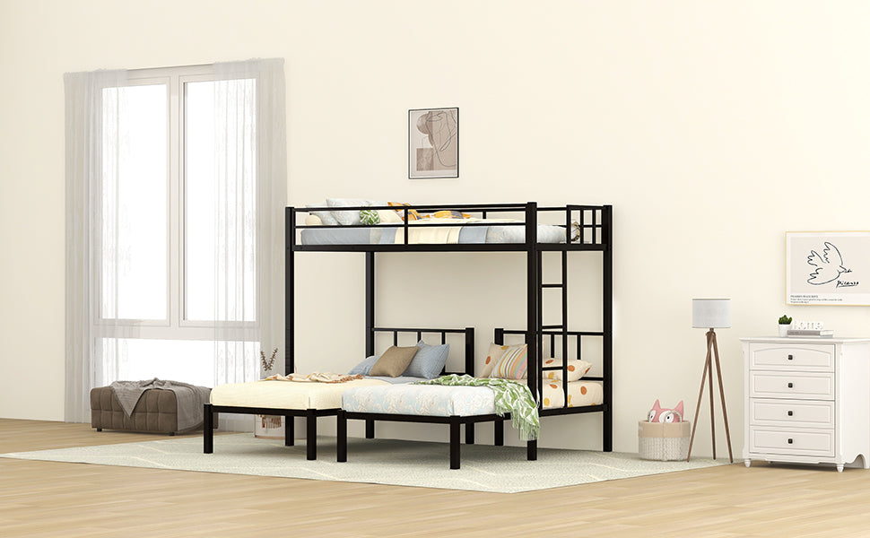 Twin Over Twin & Twin Bunk Beds For 3, Twin Xl