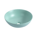 Ceramic Countertop Art Wash Basin, Vessel Sink Matt light green-ceramic