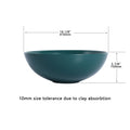 Ceramic Countertop Art Wash Basin, Vessel Sink Matt green-ceramic