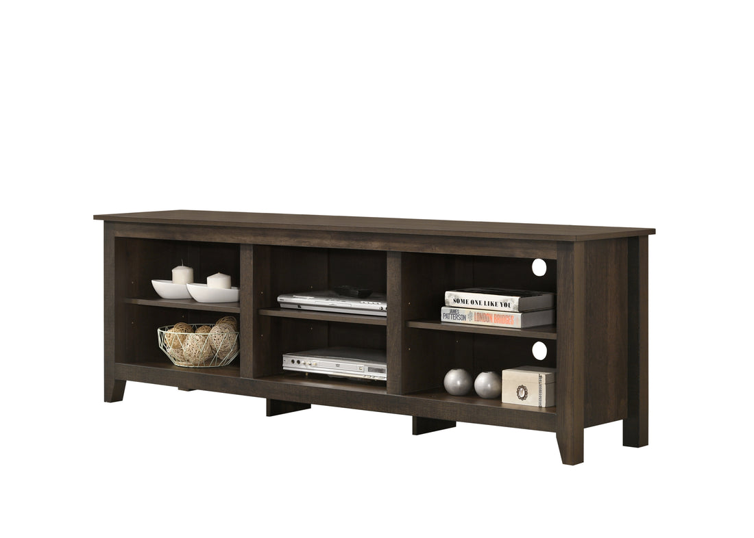 Benito Dark Dusty Brown 70" Wide Tv Stand with