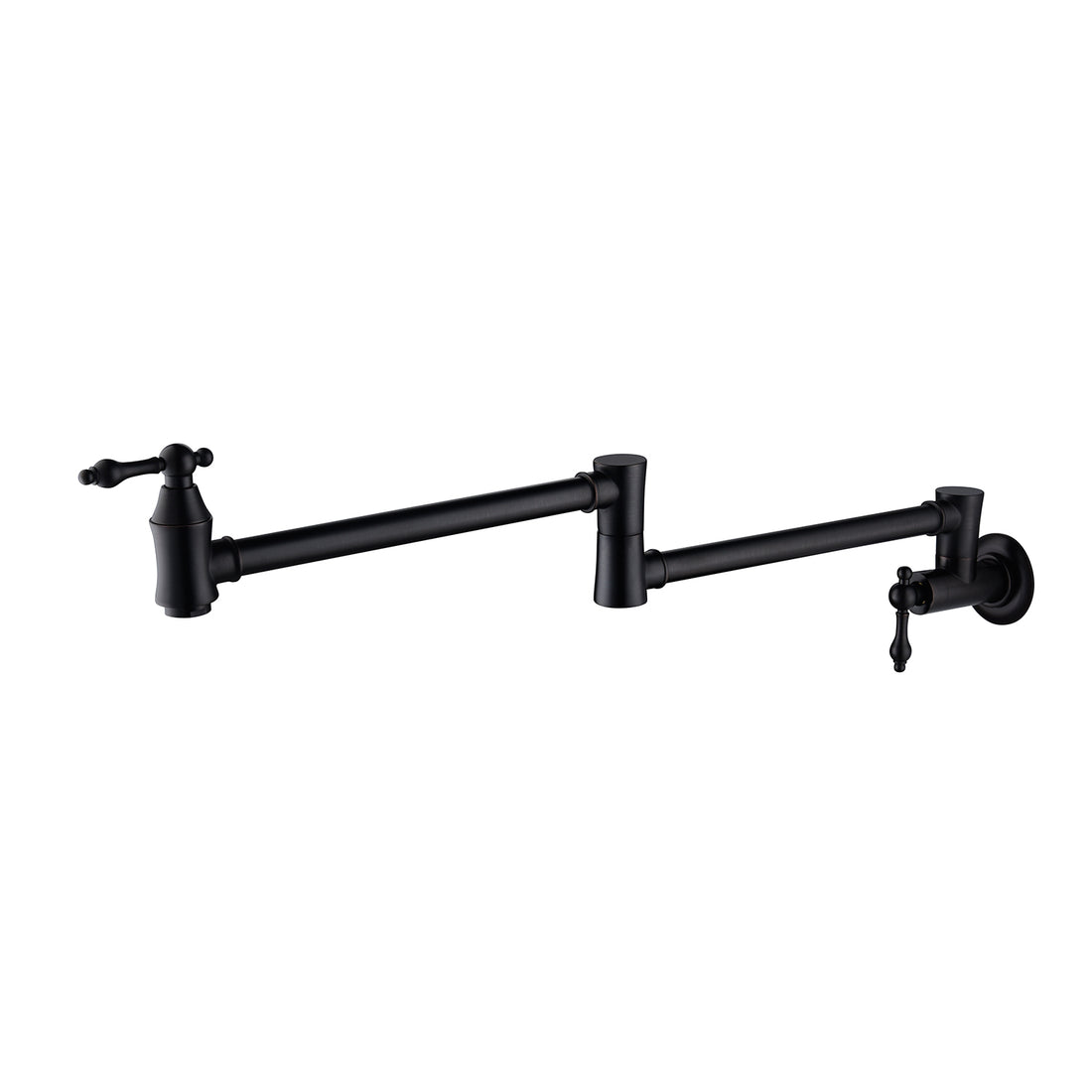 Pot Filler Faucet Wall Mount matte black-brass