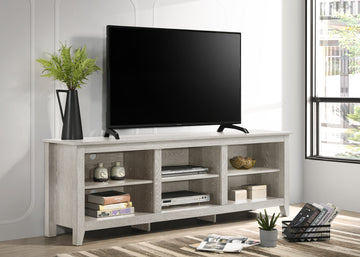 Benito Dusty Gray 70" Wide Tv Stand with Open