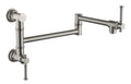 Pot Filler Faucet Wall Pot Filler Faucet, Modern Brass brushed nickel-brass