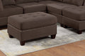 Contemporary Modular Sectional 8pc Set Living Room coffee-wood-primary living space-cushion