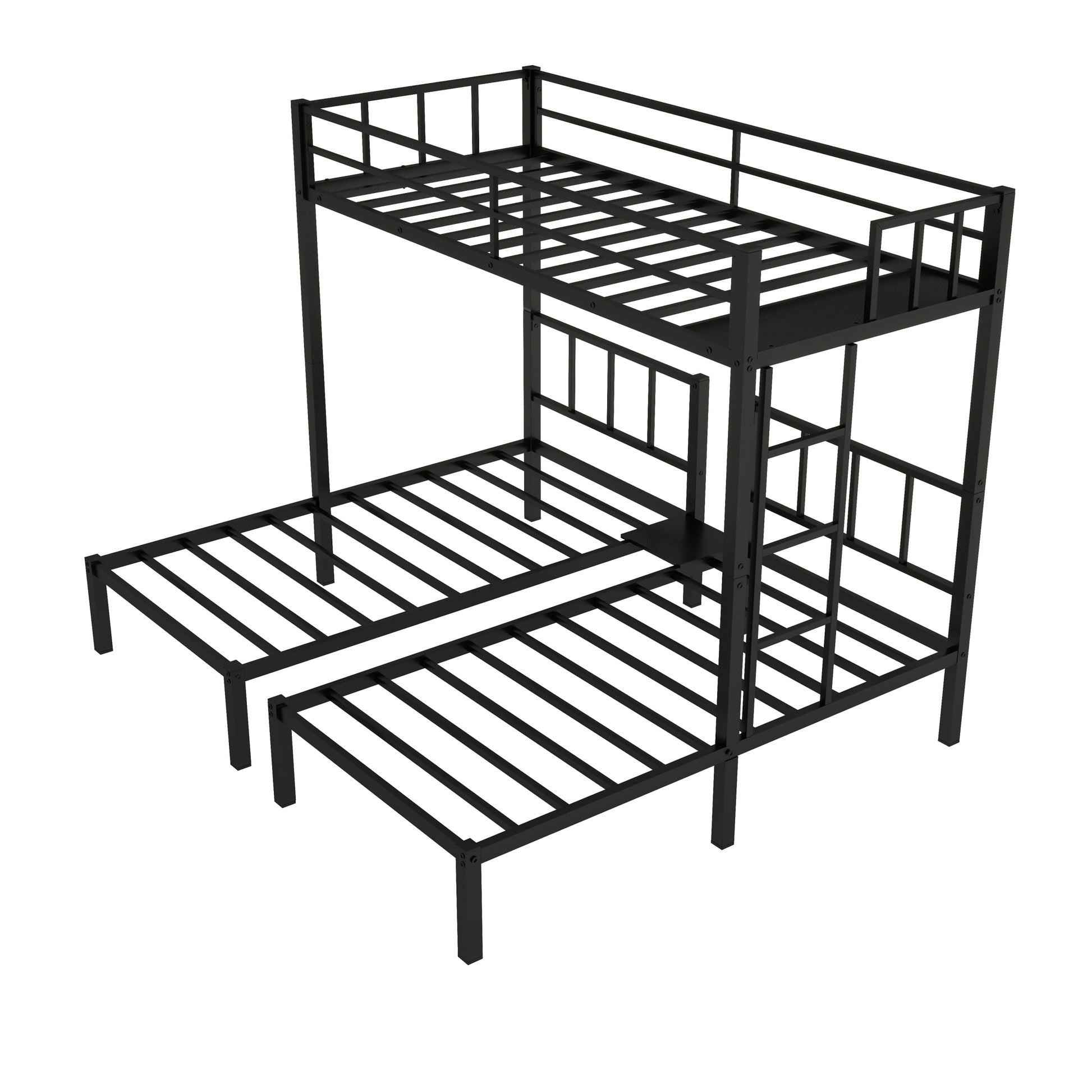 Twin Over Twin & Twin Bunk Beds For 3, Twin Xl