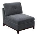 Modular Living Room Furniture Armless Chair Ash gray wash-primary living