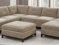 Modular Living Room Furniture Ottoman Camel Chenille camel-chenille-primary living