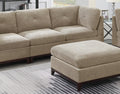 Modular Living Room Furniture Ottoman Camel Chenille camel-chenille-primary living