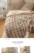 Large Cream Throw Blanket For Couch And For Bed,