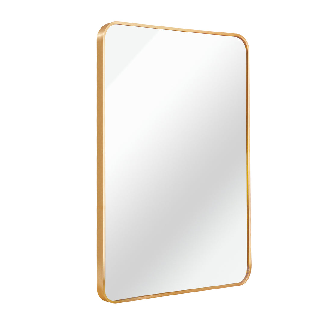 Silver 22 "x30" Rectangular Bathroom Wall Mirror silver-classic-mdf+glass-aluminium alloy