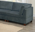 Living Room Furniture Grey Chenille Modular Sofa Set grey-chenille-wood-primary living space-cushion