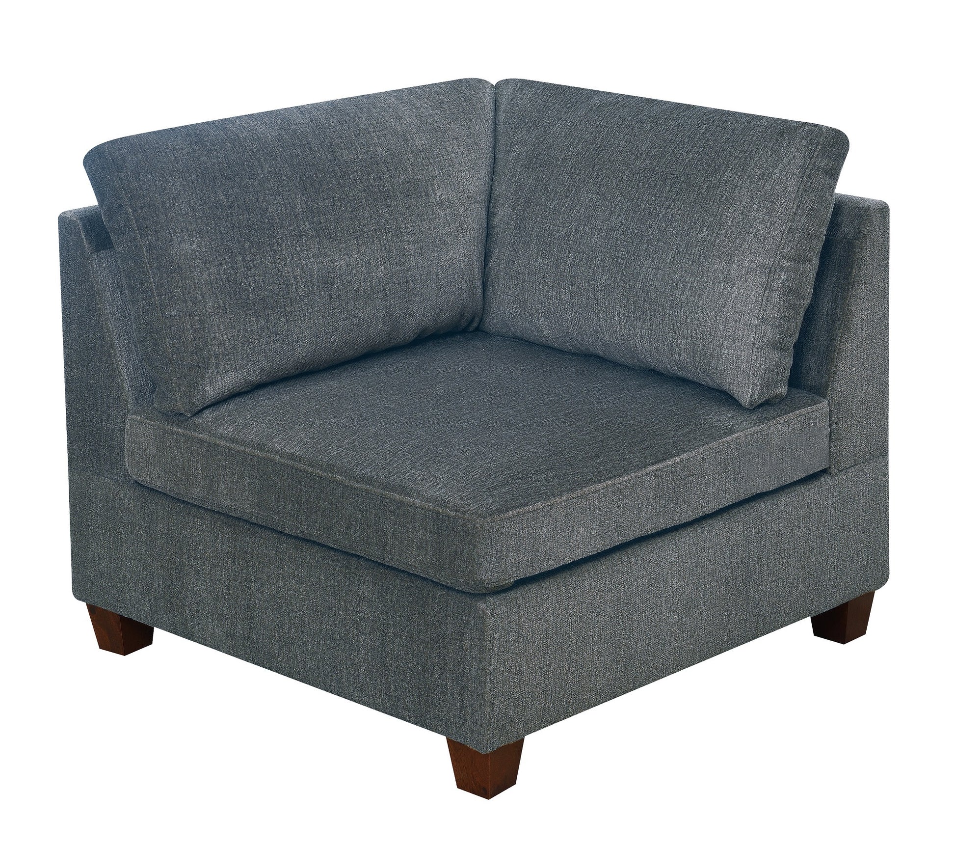 Living Room Furniture Gray Chenille Modular