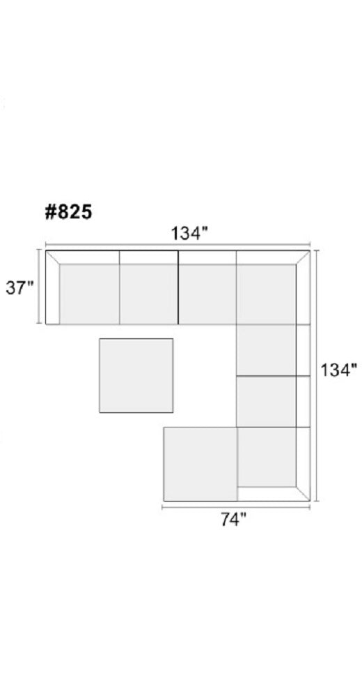 Living Room Furniture Grey Chenille Modular Sectional grey-chenille-wood-primary living space-cushion