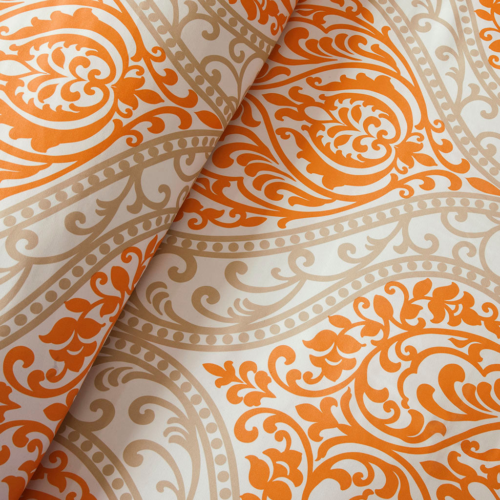 Comforter Set orange-polyester