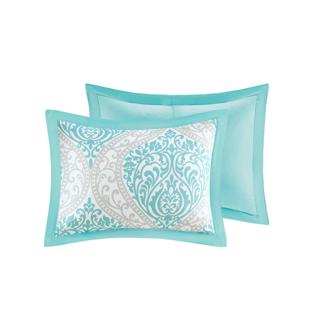 Comforter Set aqua-polyester