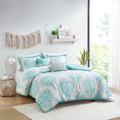 Comforter Set aqua-polyester