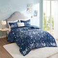 Celestial Comforter Set navy-polyester