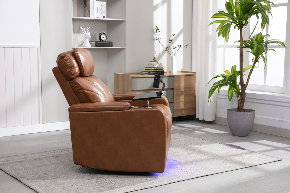 Power Motion Recliner With Usb Charging Port And