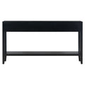 Contemporary 3 Drawer Console Table With 1 Shelf