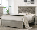 Modern 1pc Beige Champagne Finish Queen Size