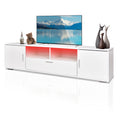 Modern Tv Stand With Led Lights Entertainment