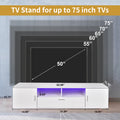 Modern Tv Stand With Led Lights Entertainment